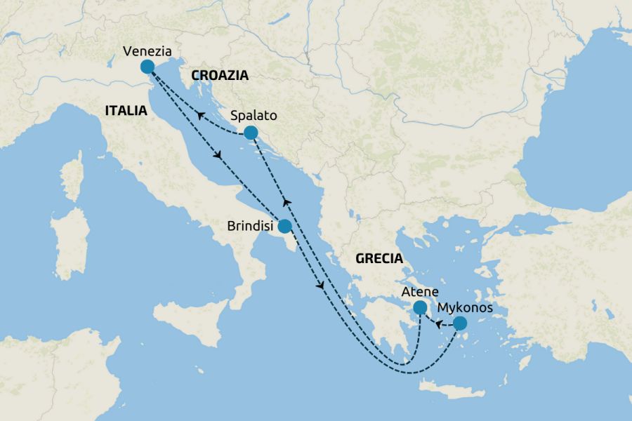 Tesori nell'Adriatico: Croazia, Grecia e Italia