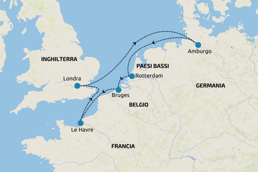 Tesori del nord: Germania, Paesi Bassi, Belgio, Francia